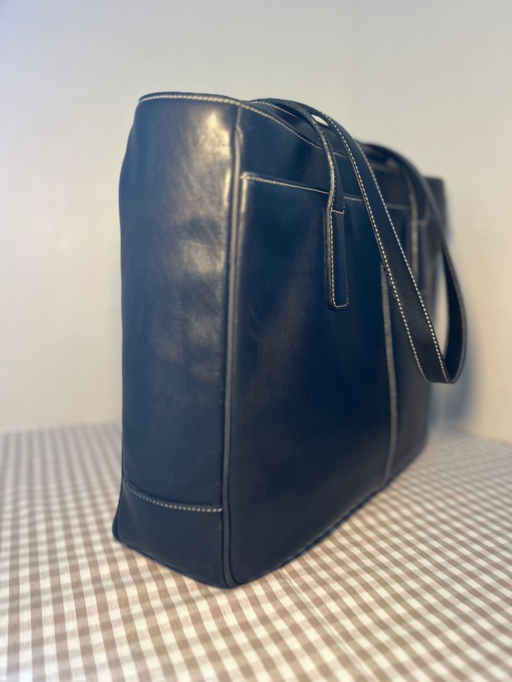 Y2K Vintage Coach Hampton Leather Tote 5209 in Excellent Condition - Picture 7 of 15